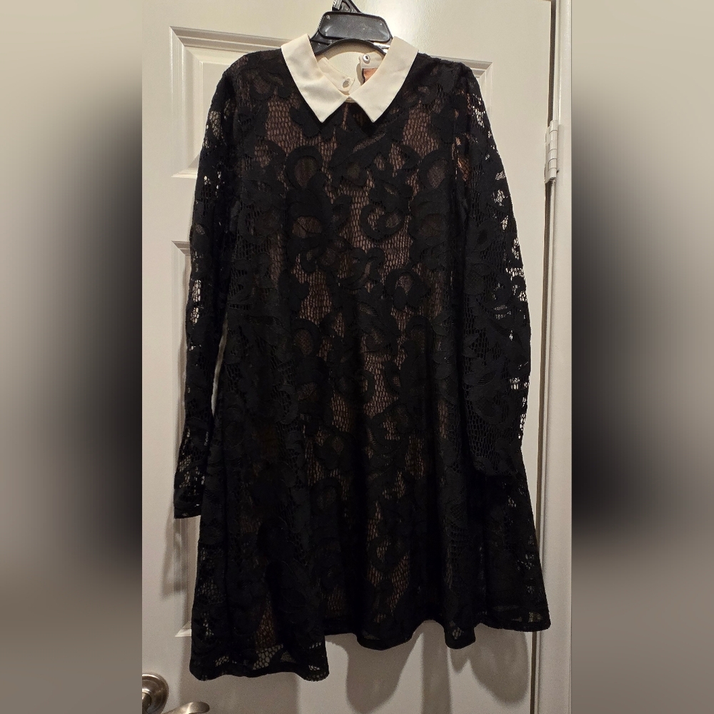 Elegant Black Lace Dress